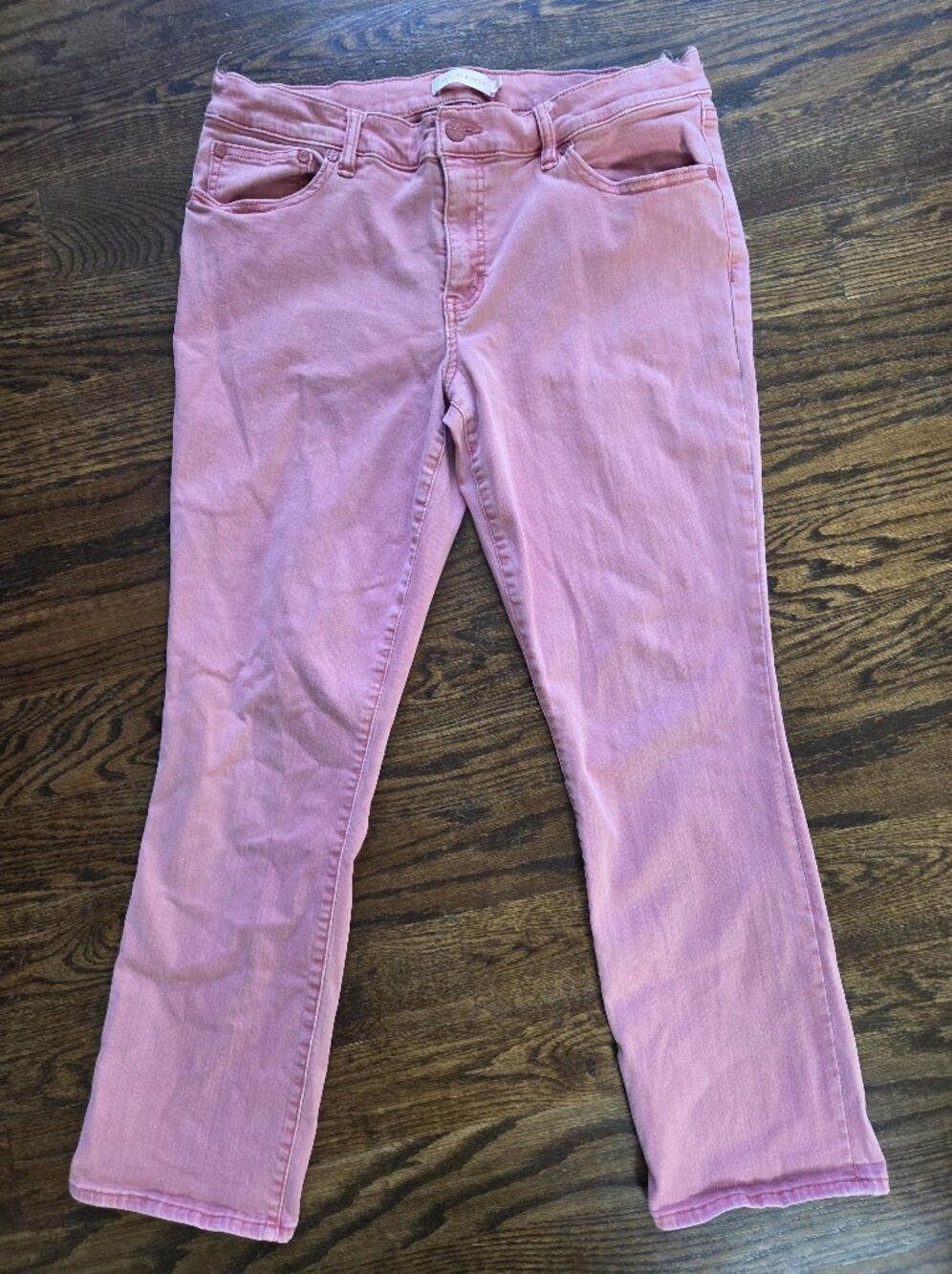 Tory Burch Mid-rise Straight Leg Faded Rose Women's Jeans Size 32